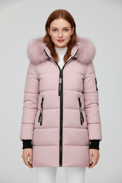 Ashford | Alannah – Women’s Quilted Insulated Parka Jacket with Fur Collar 1