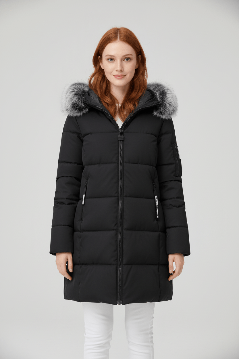Ashford | Alannah – Women’s Quilted Insulated Parka Jacket with Fur Collar 3