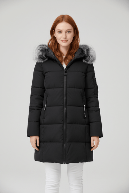 Ashford | Alannah – Women’s Quilted Insulated Parka Jacket with Fur Collar 3