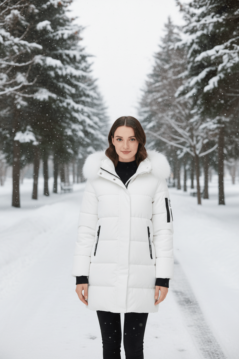 Ashford | Alannah – Women’s Quilted Insulated Parka Jacket with Fur Collar 6