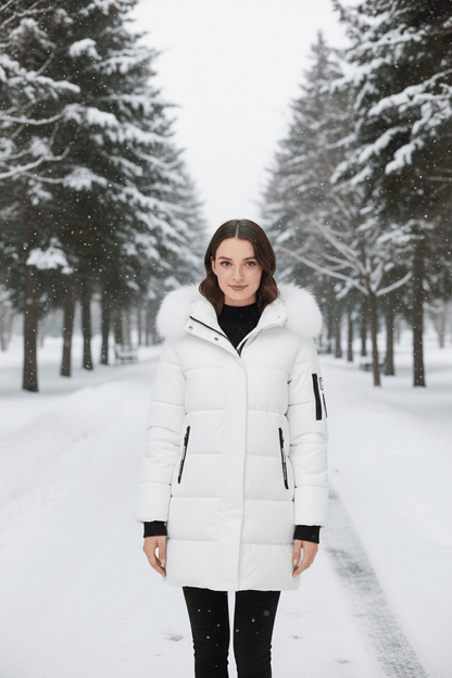 Ashford | Alannah – Women’s Quilted Insulated Parka Jacket with Fur Collar 6