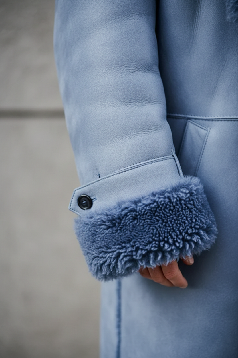 Ashford | Alistair – Men’s Shearling Lined Oversized Insulated Trench Coat 5