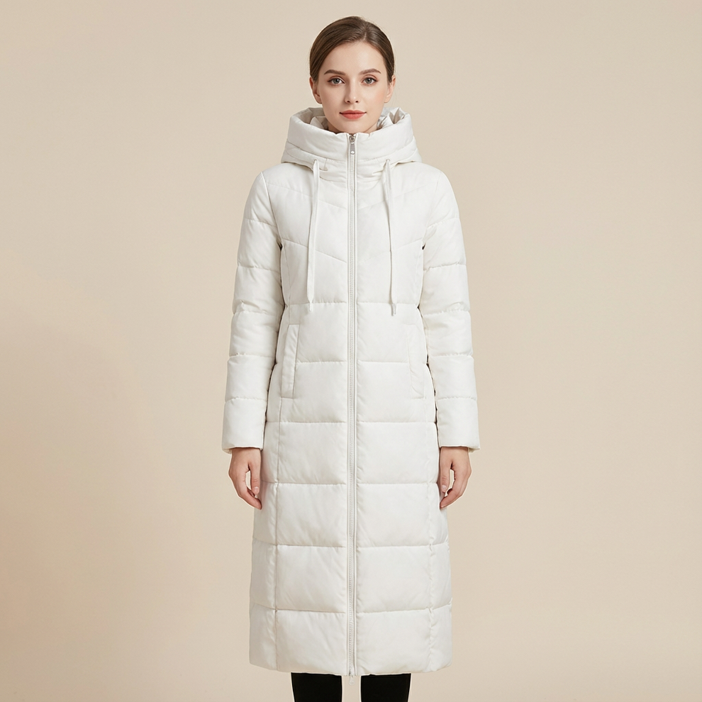 VogeLuxe | Women’s Longline Quilted Puffer Coat main image 0