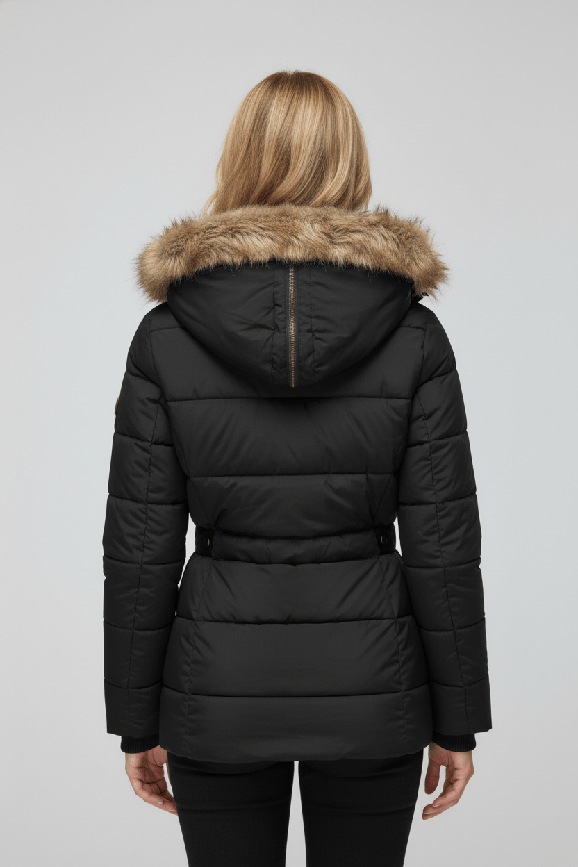 Ashford | Colleen – Women’s Down Puffer Jacket with Faux Fur Hood 12