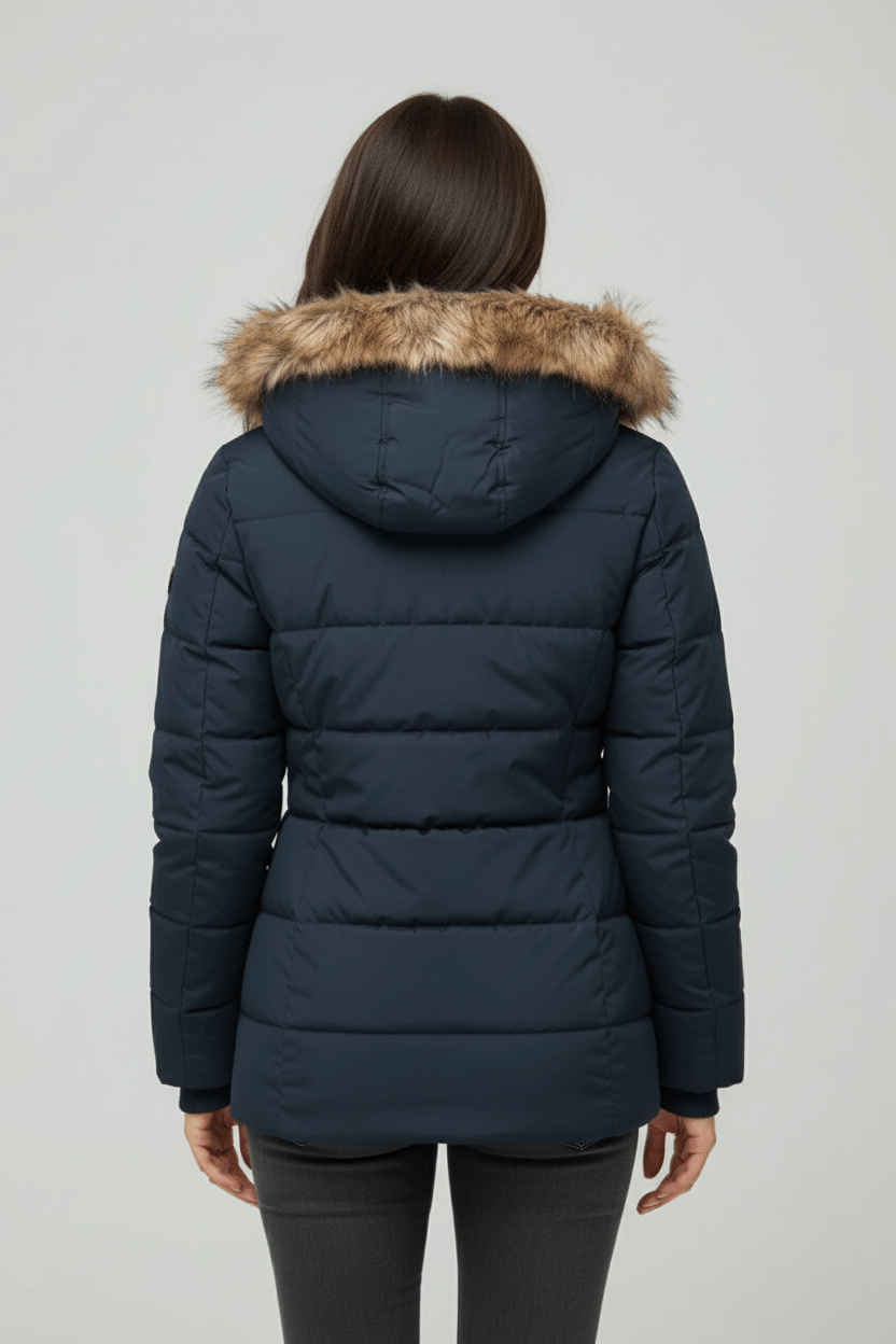 Ashford | Colleen – Women’s Down Puffer Jacket with Faux Fur Hood 2