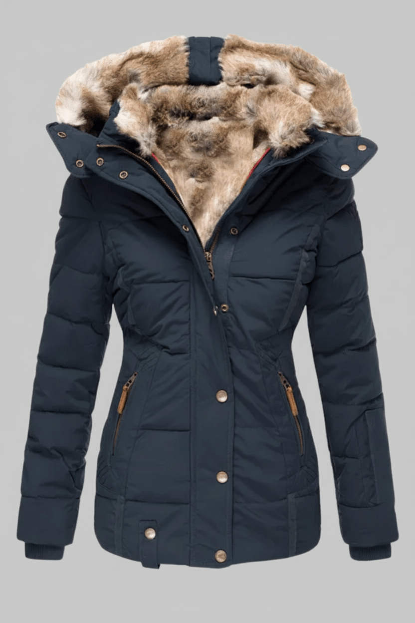Ashford | Colleen – Women’s Down Puffer Jacket with Faux Fur Hood 3