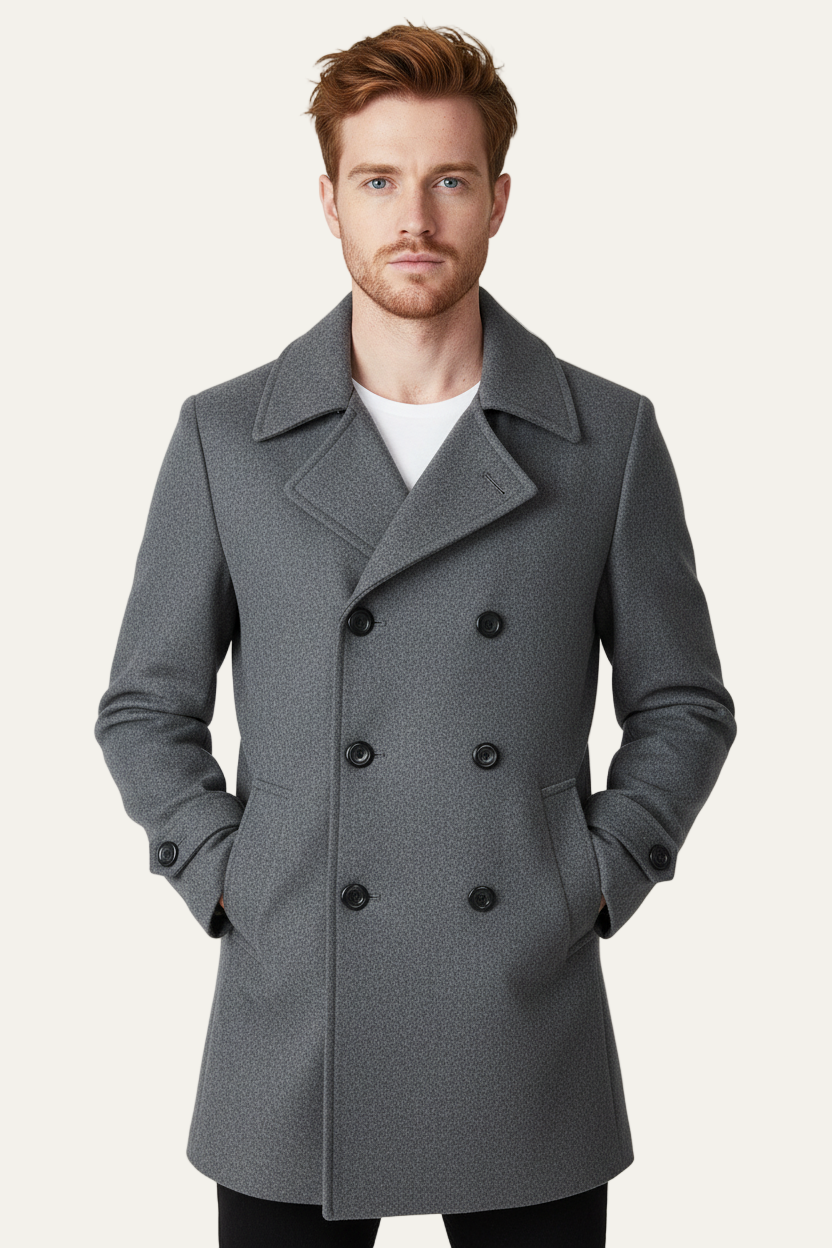 Ashford | Thor – Men’s Double Button Jacket with Lapel Design & Casual Elegance 1