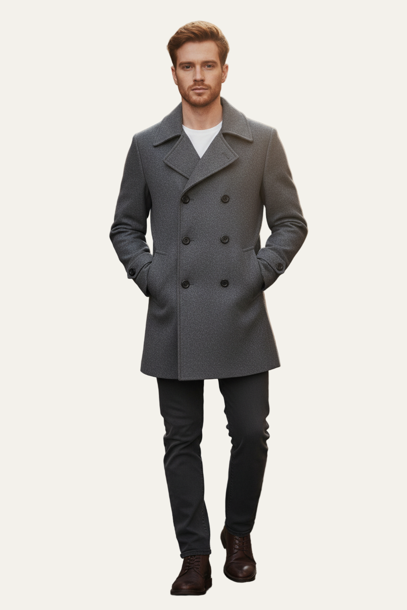 Ashford | Thor – Men’s Double Button Jacket with Lapel Design & Casual Elegance 6