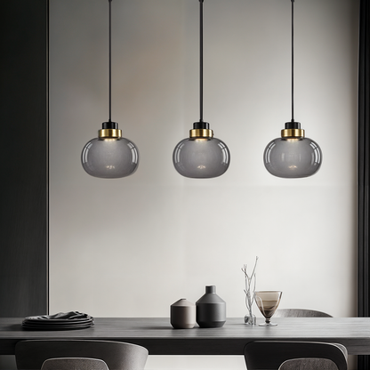Clear Hanging Glass Pendant Lamp - VogeLuxe