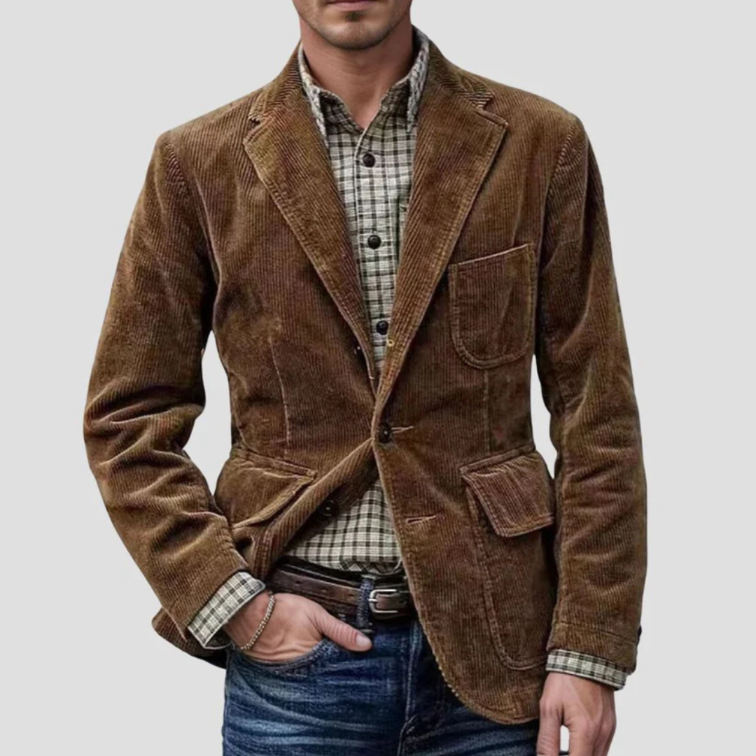 Auben | Textured Corduroy Blazer 0
