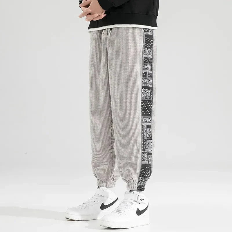 Men's Casual Corduroy Pants Comfort Fit Joggers