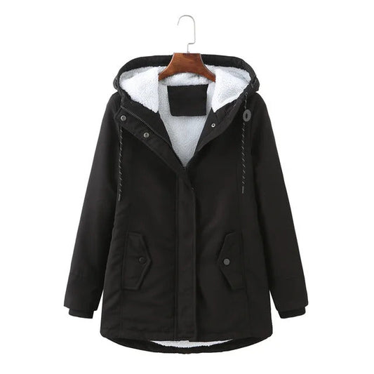 Classic Hooded Winter Coat - VogeLuxe