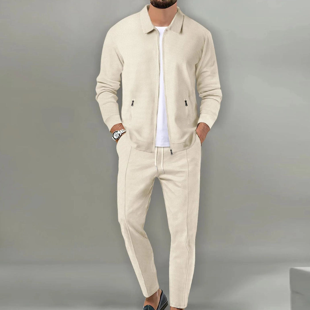 Men's Sporty 2-Piece Tracksuit Set - VogeLuxe
