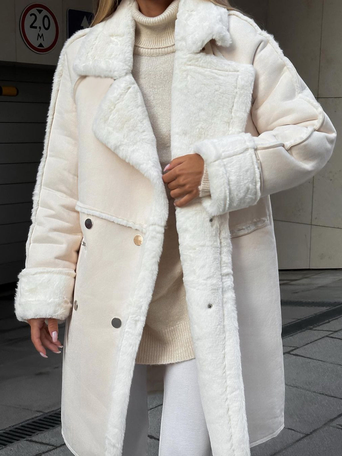Luxurious Faux Fur Parka Women's Long Coat - VogeLuxe