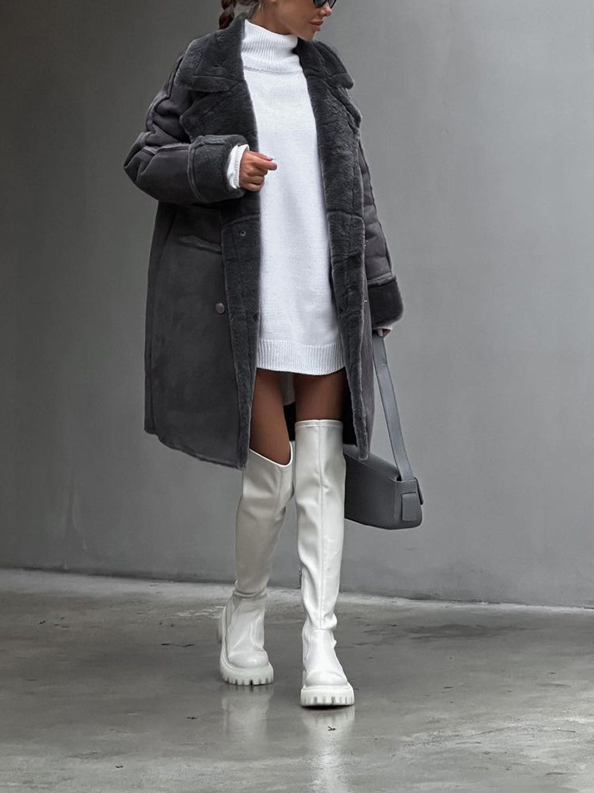 Premium Faux Fur Winter Coat - Soft and Warm