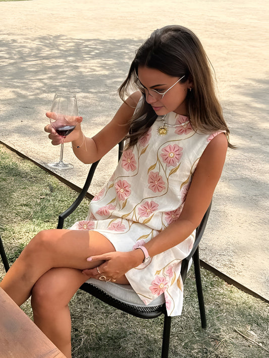 Women's Cool Loose Fit Floral Tank Top for Summer - VogeLuxe