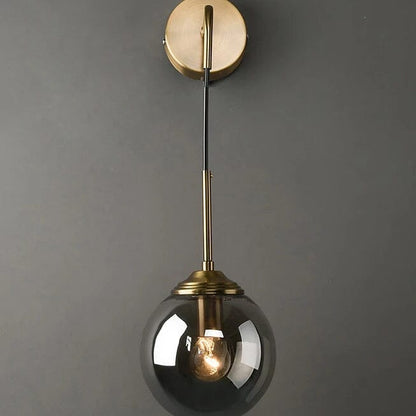Elegant Clear Glass Wall Light