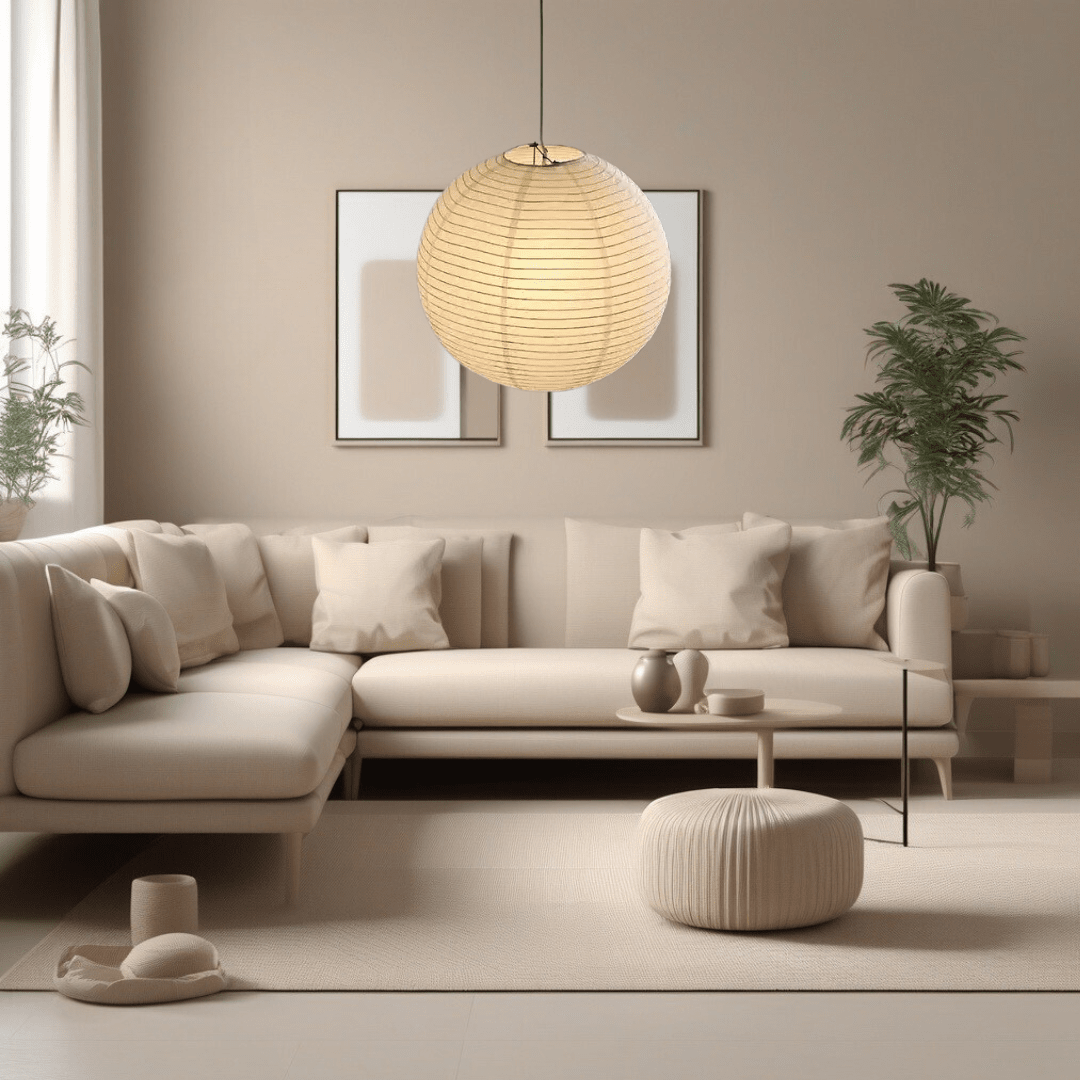 Soft French Glass Pendant Light With Warm Glow - VogeLuxe