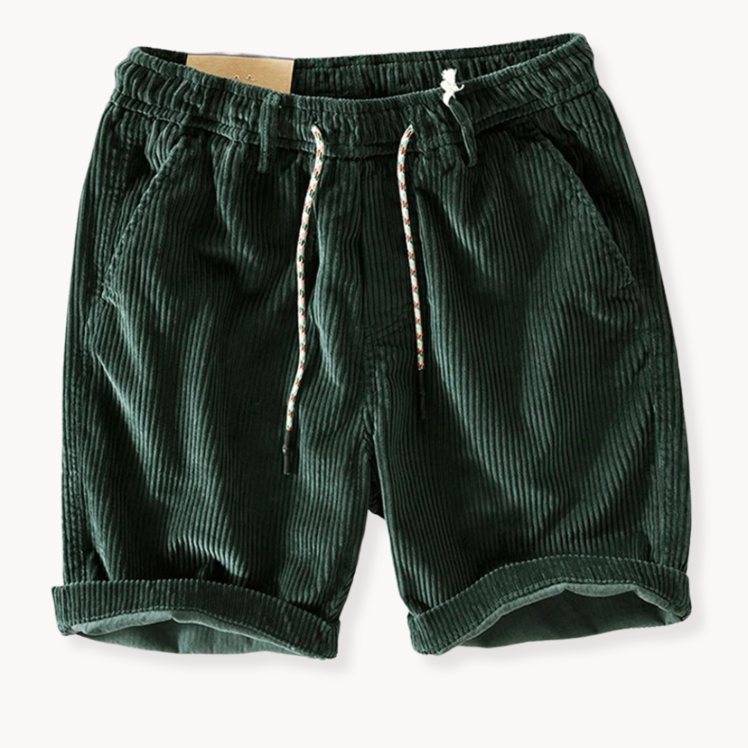 Relaxed Fit Adjustable Drawstring Shorts