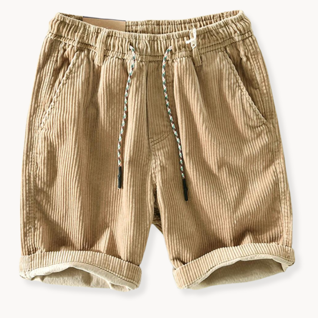 Relaxed Fit Adjustable Drawstring Shorts - VogeLuxe