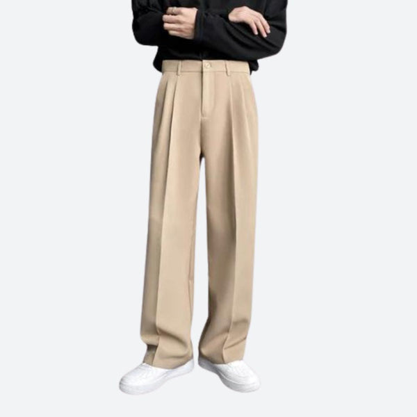 Comfortable Relaxed Fit Men's Wide Leg Pants