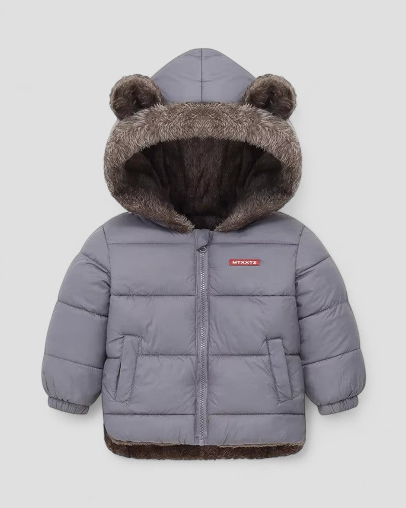 VogeLuxe | Toddler’s Cozy Bear Ear Puffer Jacket