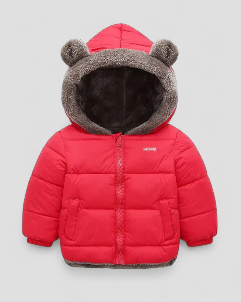 VogeLuxe | Toddler’s Cozy Bear Ear Puffer Jacket