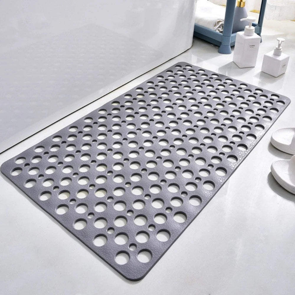 Non Slip Shower Bath Mat with Drainage System - VogeLuxe