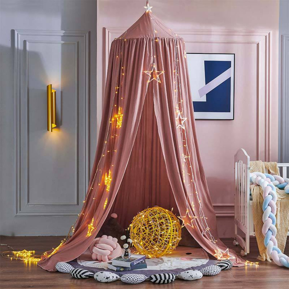 Colorful Kids Bedroom Curtain Hanging Netting Decor