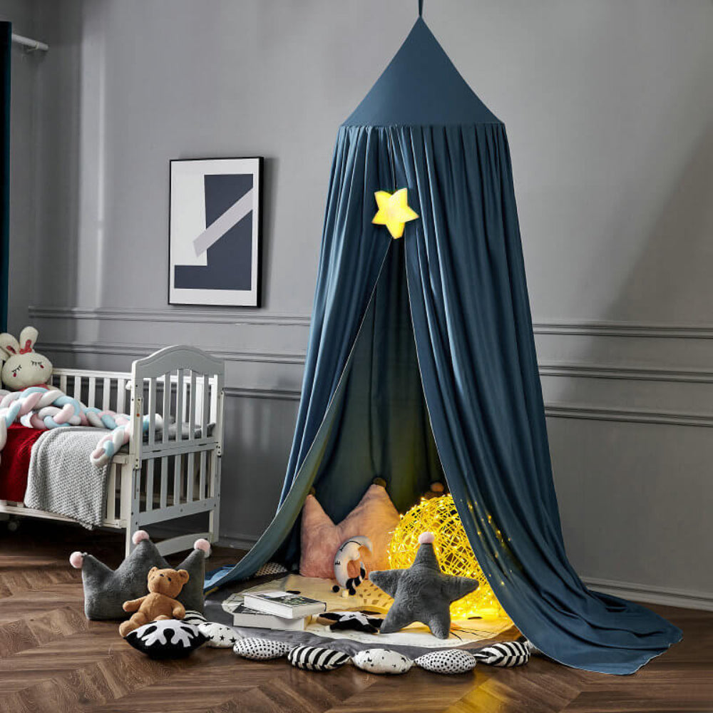Colorful Kids Bedroom Curtain Hanging Netting Decor