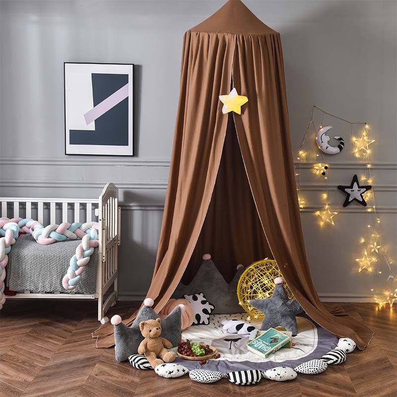 Colorful Kids Bedroom Curtain Hanging Netting Decor