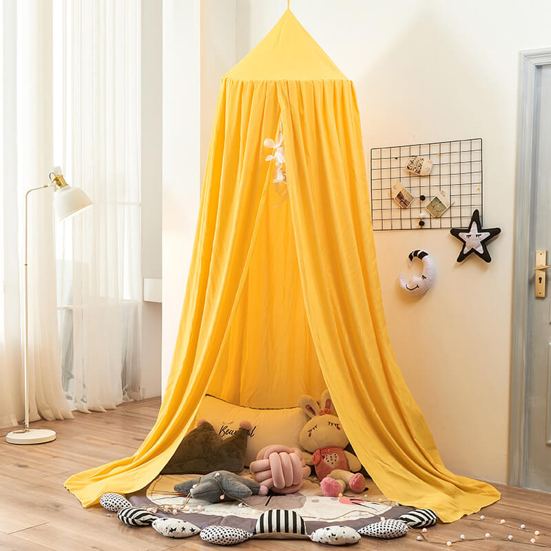 Colorful Kids Bedroom Curtain Hanging Netting Decor