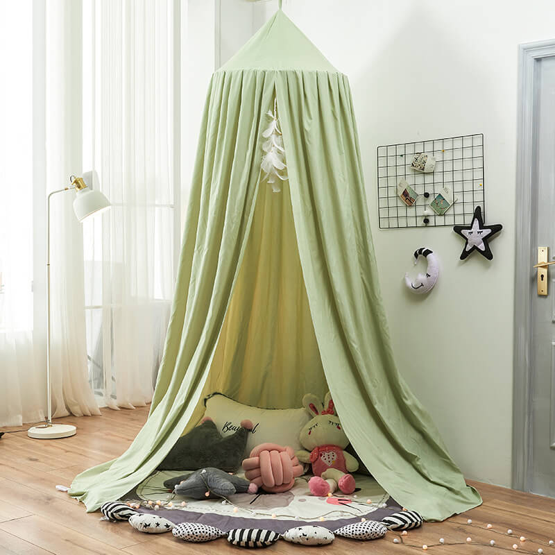 Colorful Kids Bedroom Curtain Hanging Netting Decor