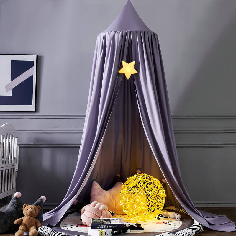 Colorful Kids Bedroom Curtain Hanging Netting Decor
