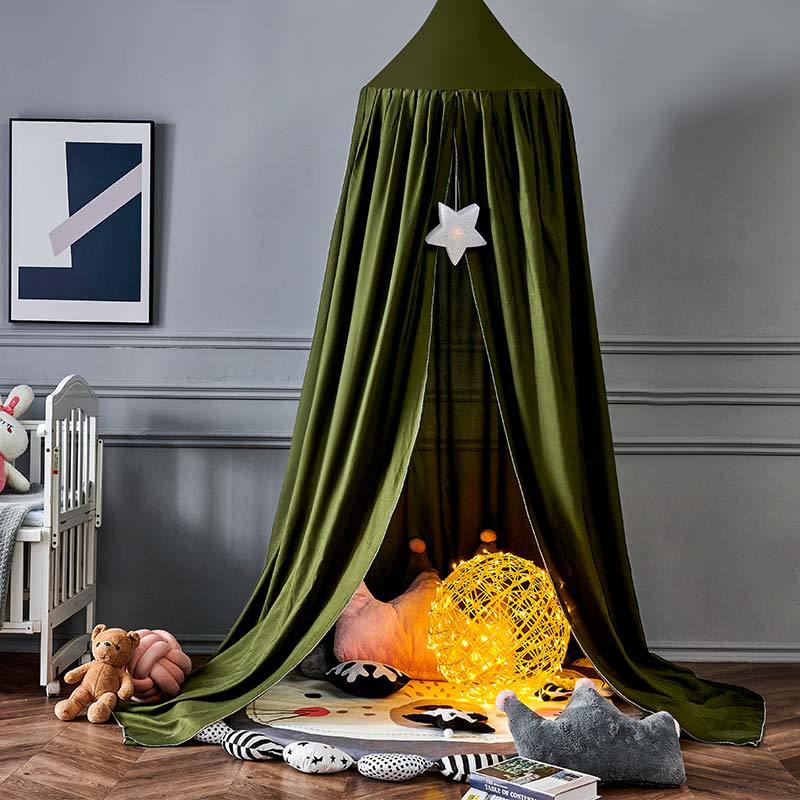 Colorful Kids Bedroom Curtain Hanging Netting Decor