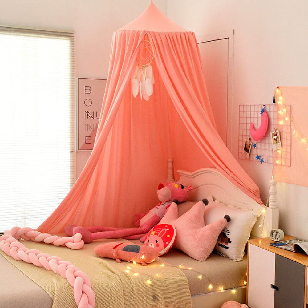 Colorful Kids Bedroom Curtain Hanging Netting Decor