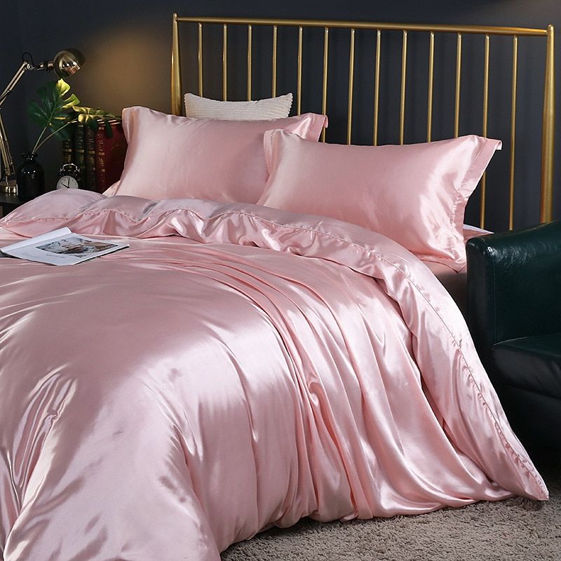 Luxury 4-Piece Bed Sheet Set with Duvet Cover
