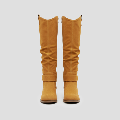 Bella | Suede Knee-High Boots 1