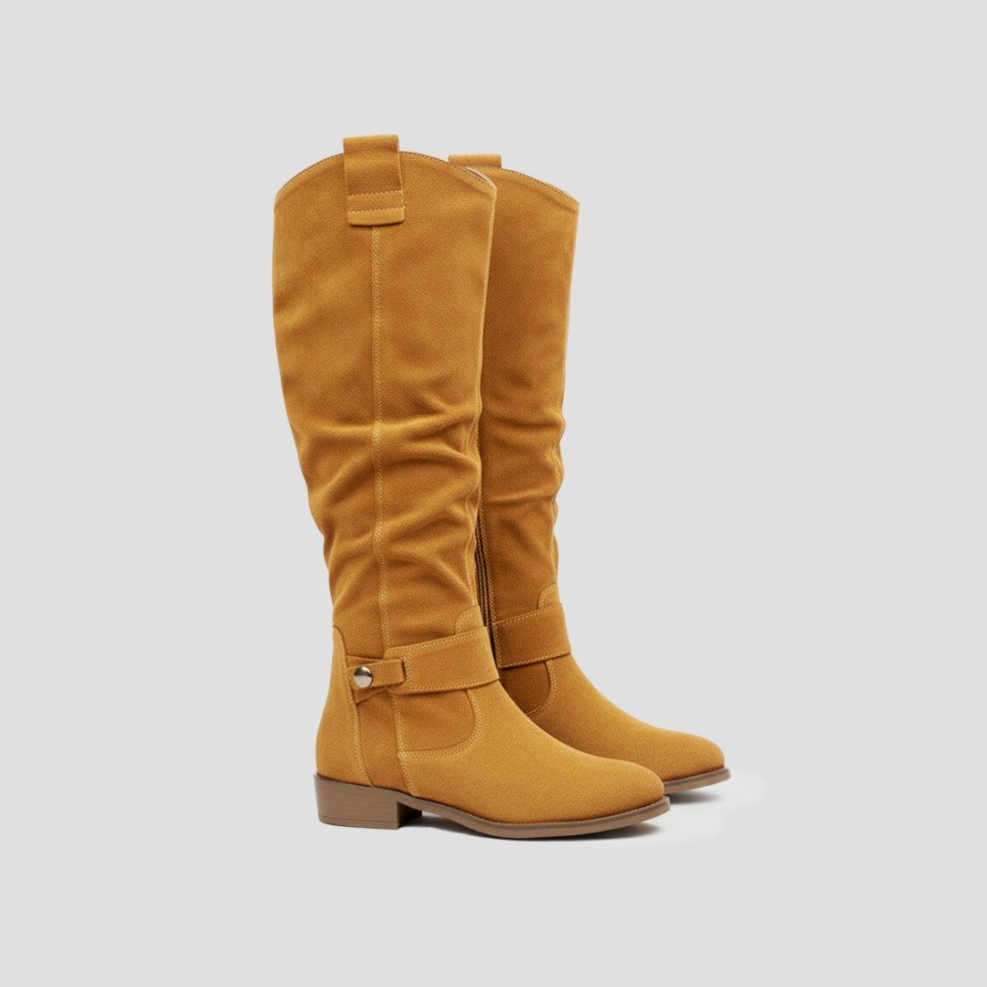 Bella | Suede Knee-High Boots 2
