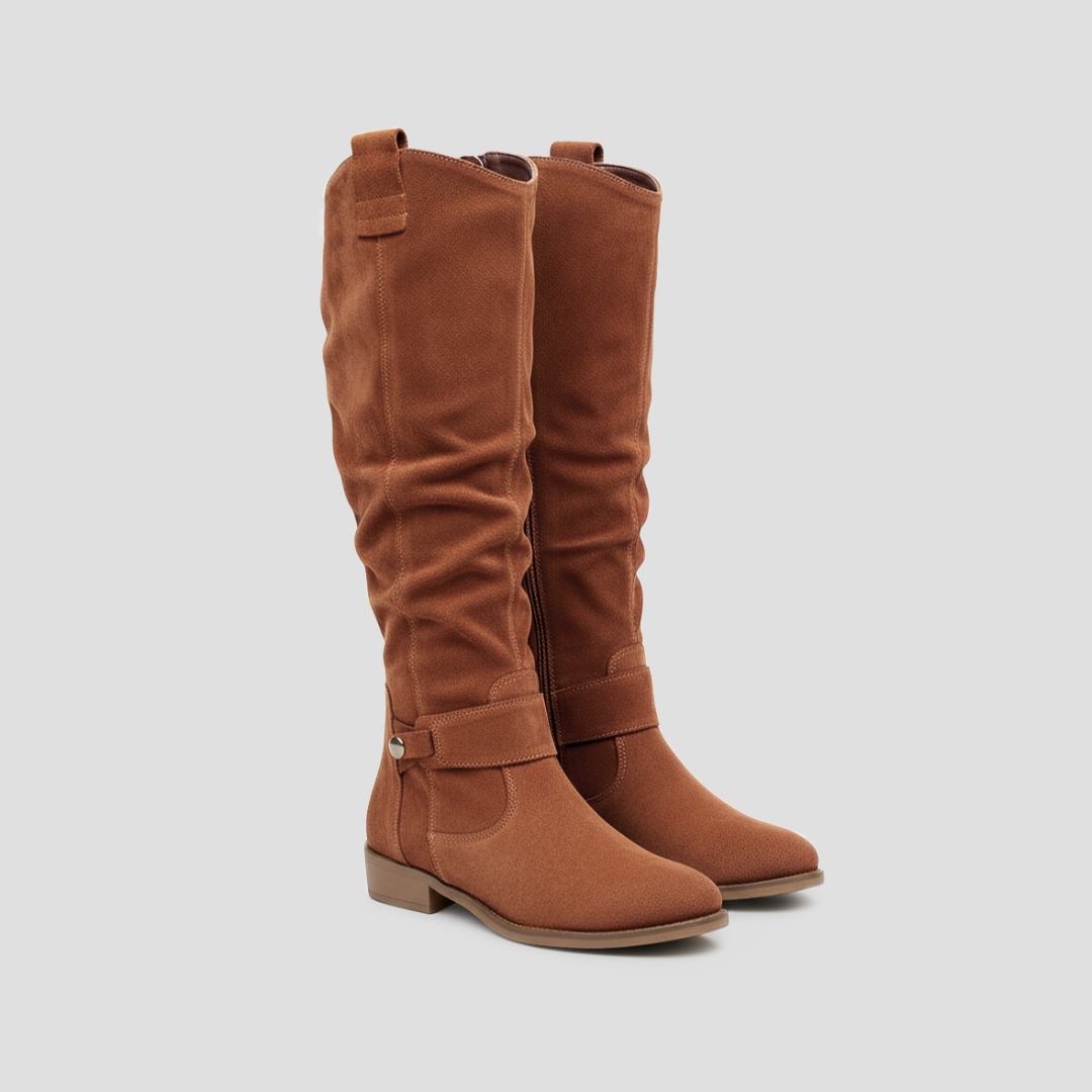 Bella | Suede Knee-High Boots 4