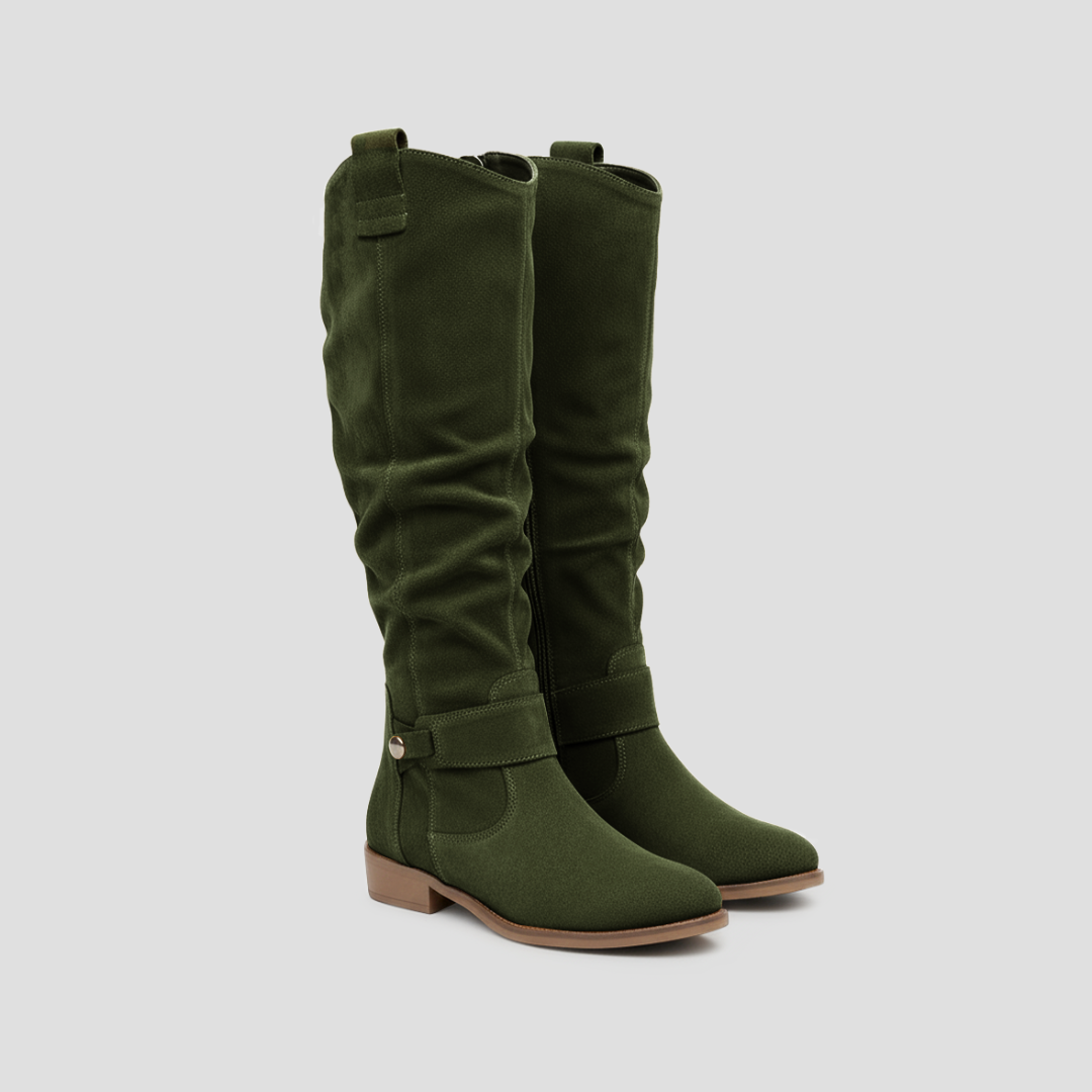 Bella | Suede Knee-High Boots 7