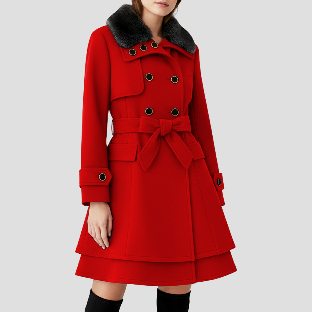 Belted Double-Breasted Coat 4