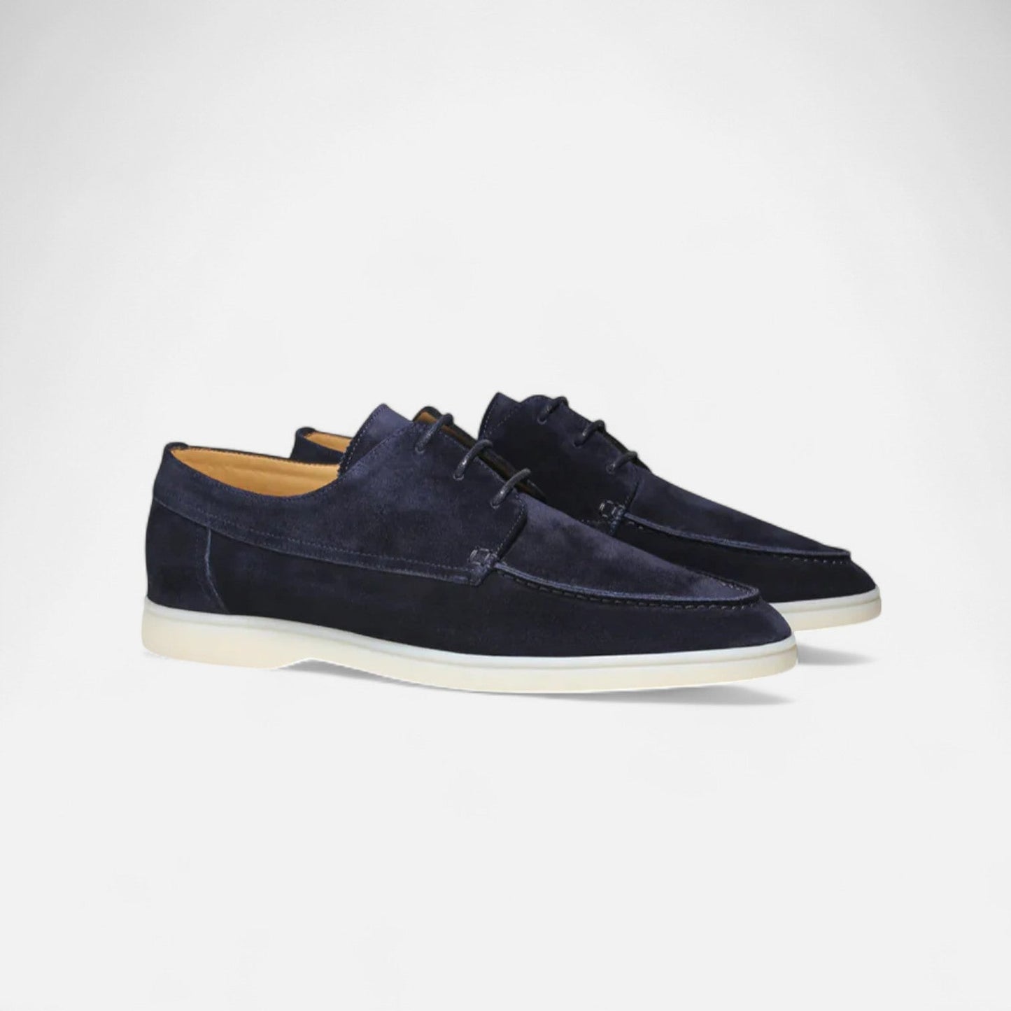VogeLuxe | Men’s Suede Moc Toe Derby Shoes