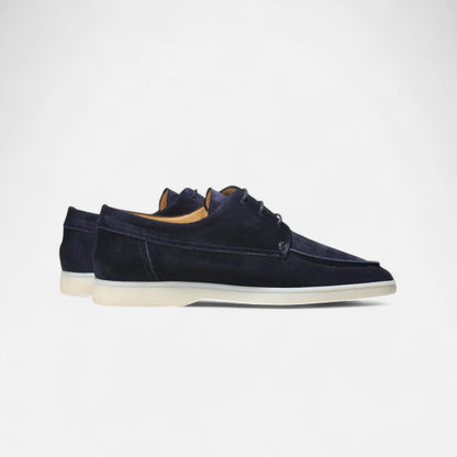 VogeLuxe | Men’s Suede Moc Toe Derby Shoes