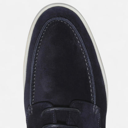 VogeLuxe | Men’s Suede Moc Toe Derby Shoes