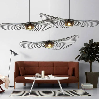 Stylish Black Pendant Ceiling Lamp - BritishElegance
