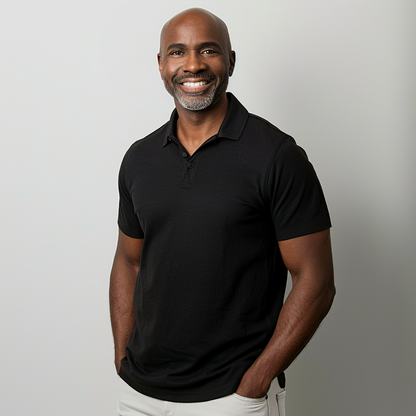 Men's Simple Classic Fit Polo Shirt - VogeLuxe