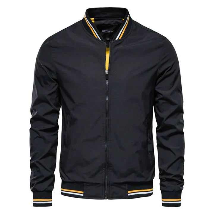 Men's Slim Fit Bomber Jacket - Casual Everyday Wear
