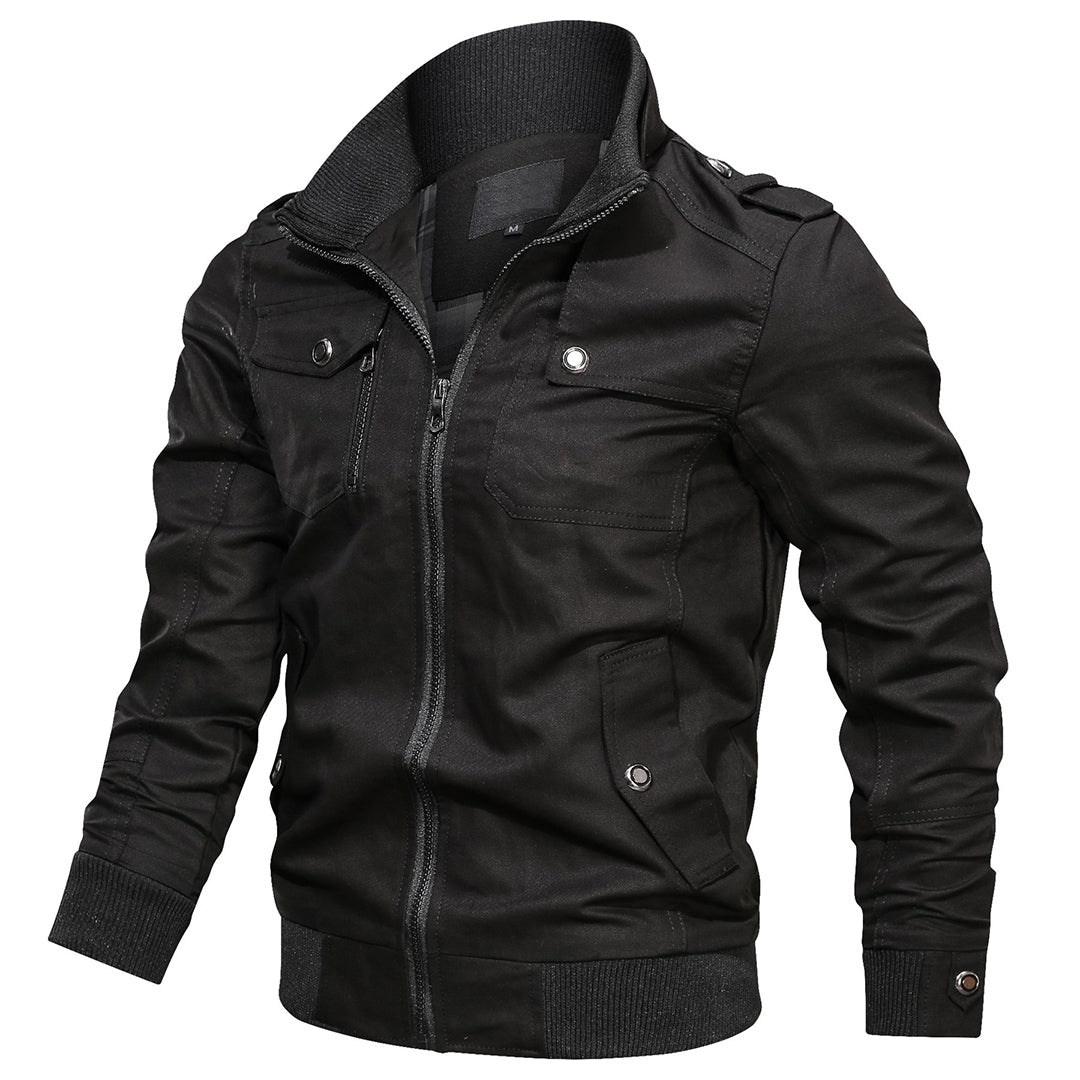 Rugged Military Style Jacket for Men