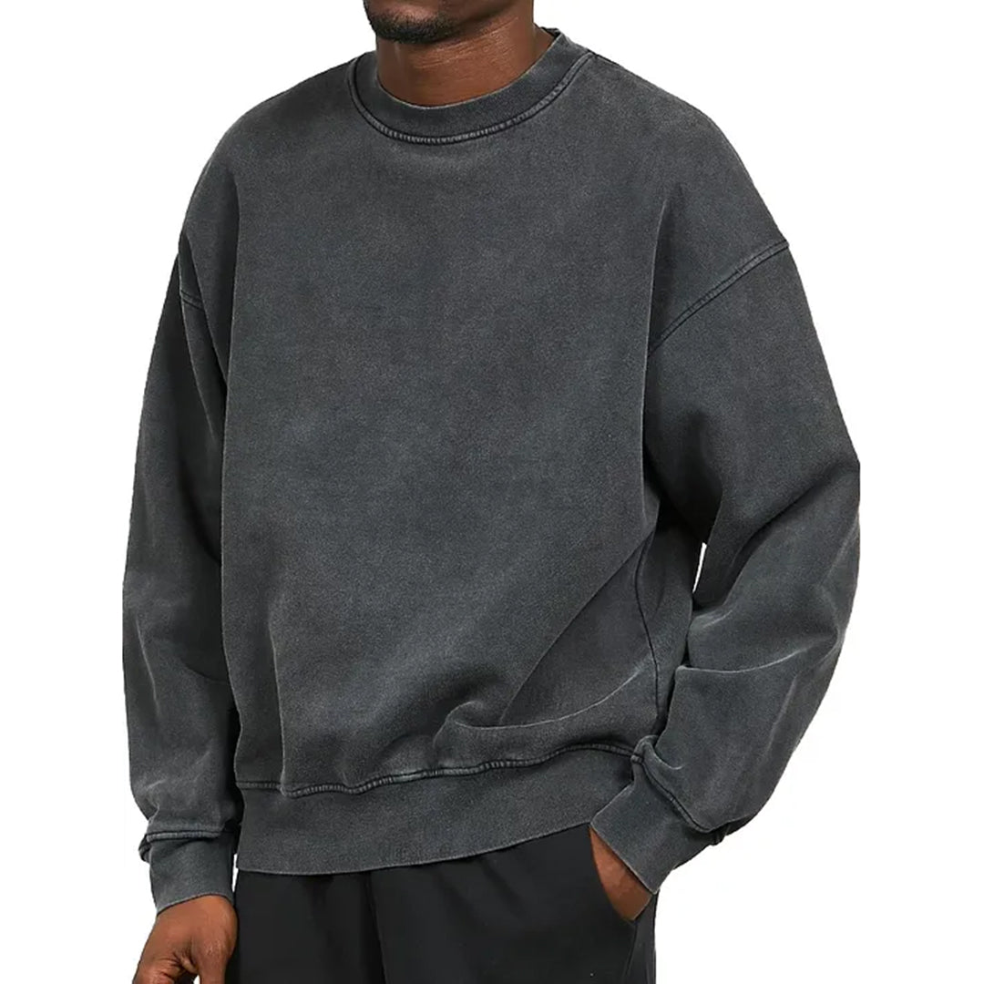 Men's Classic Crew Neck Cozy Sweater - VogeLuxe